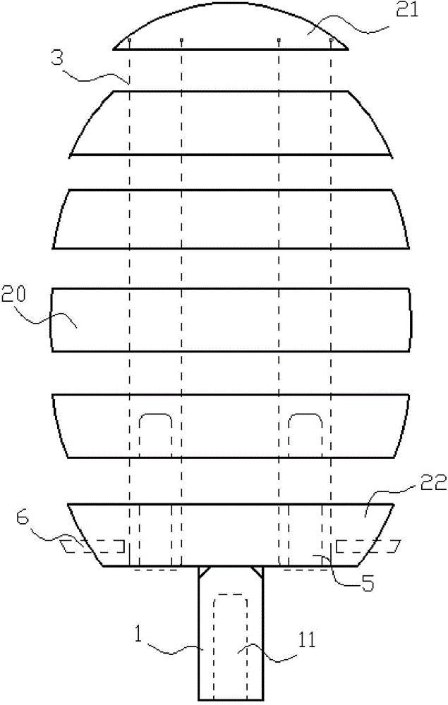 Folding racket