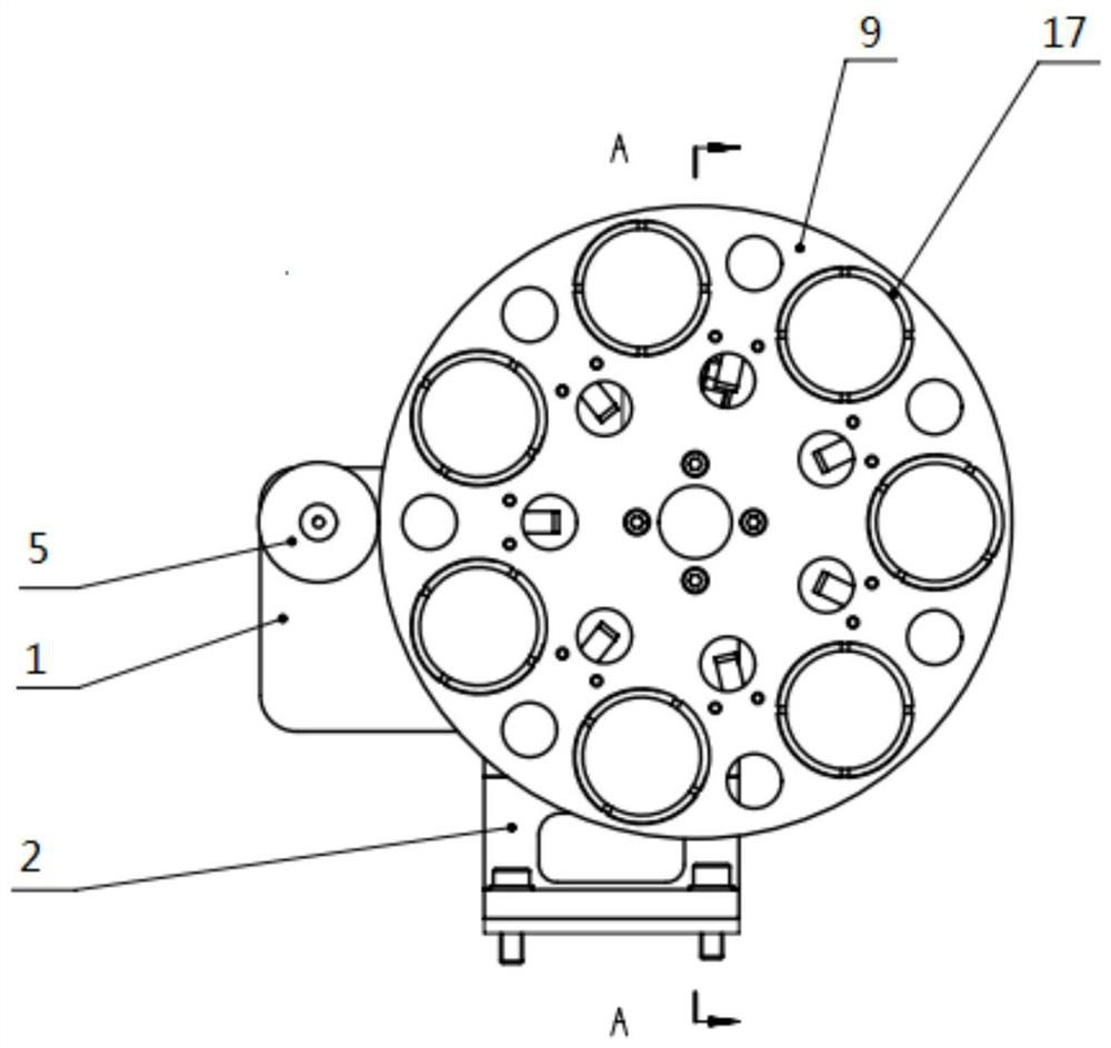 Optical filter switching device