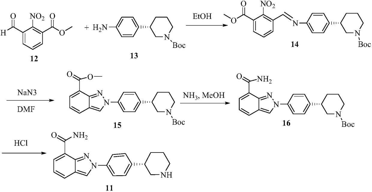 Synthesis method for (R)-3-phenylpiperidine or/and (S)-3-phenylpiperidine and synthesis method for chiral intermediate of niraparib