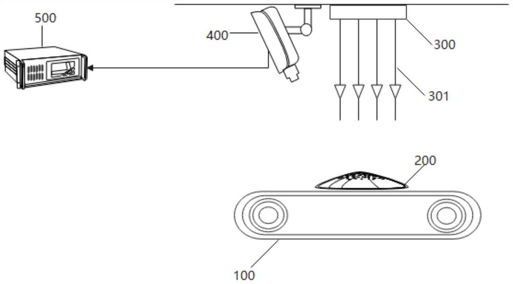 Belt coal flow visual identification method