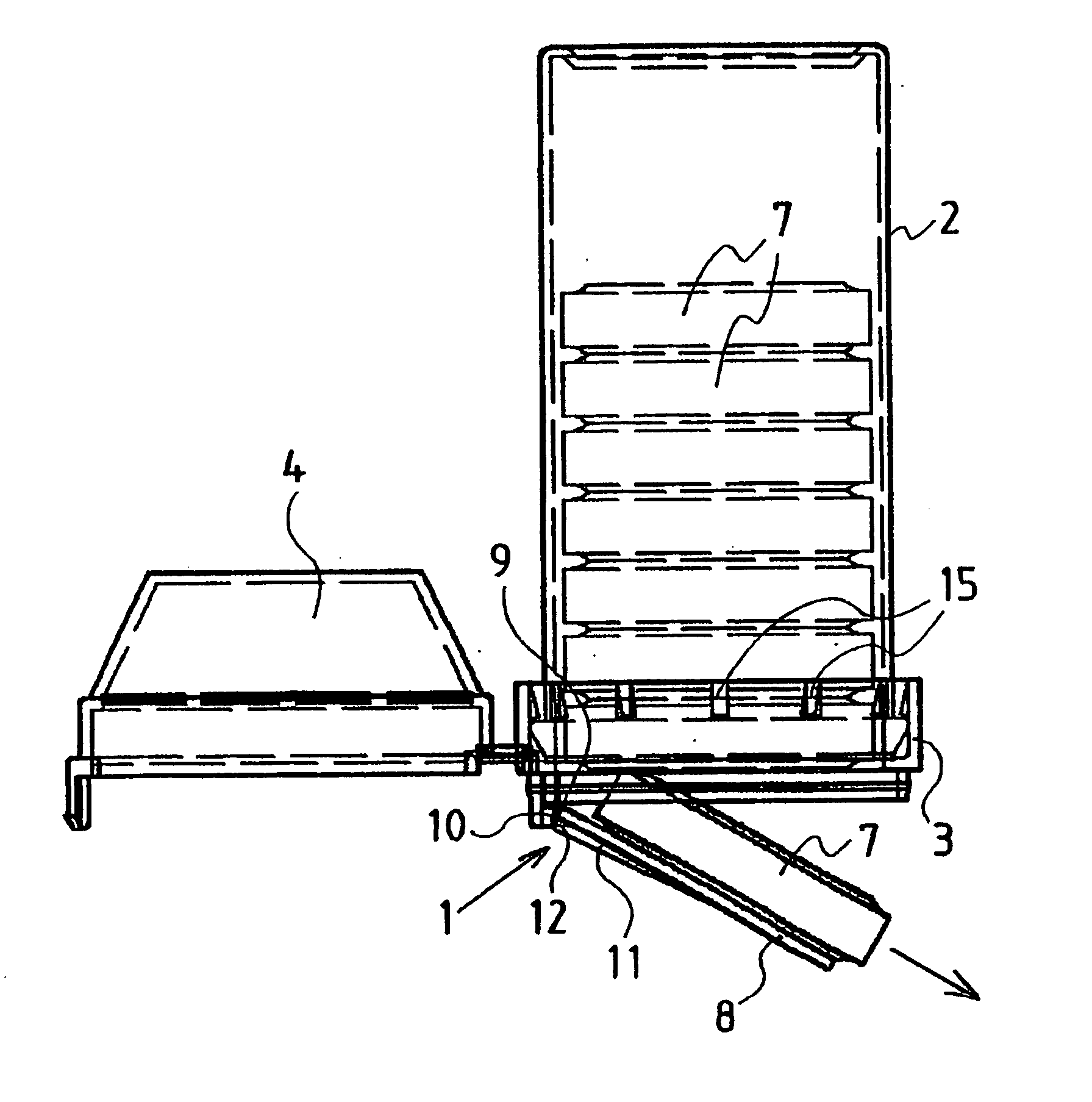 Effervescent tablet dispenser