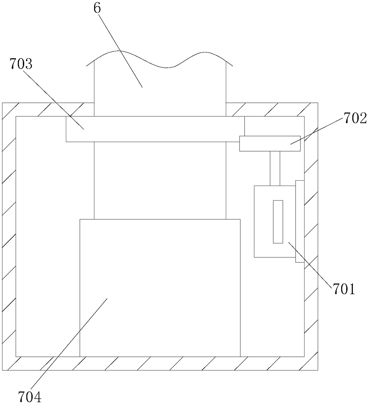 Embedded maintenance operation platform with false connection electric shock preventive function for backlight modules of display screens