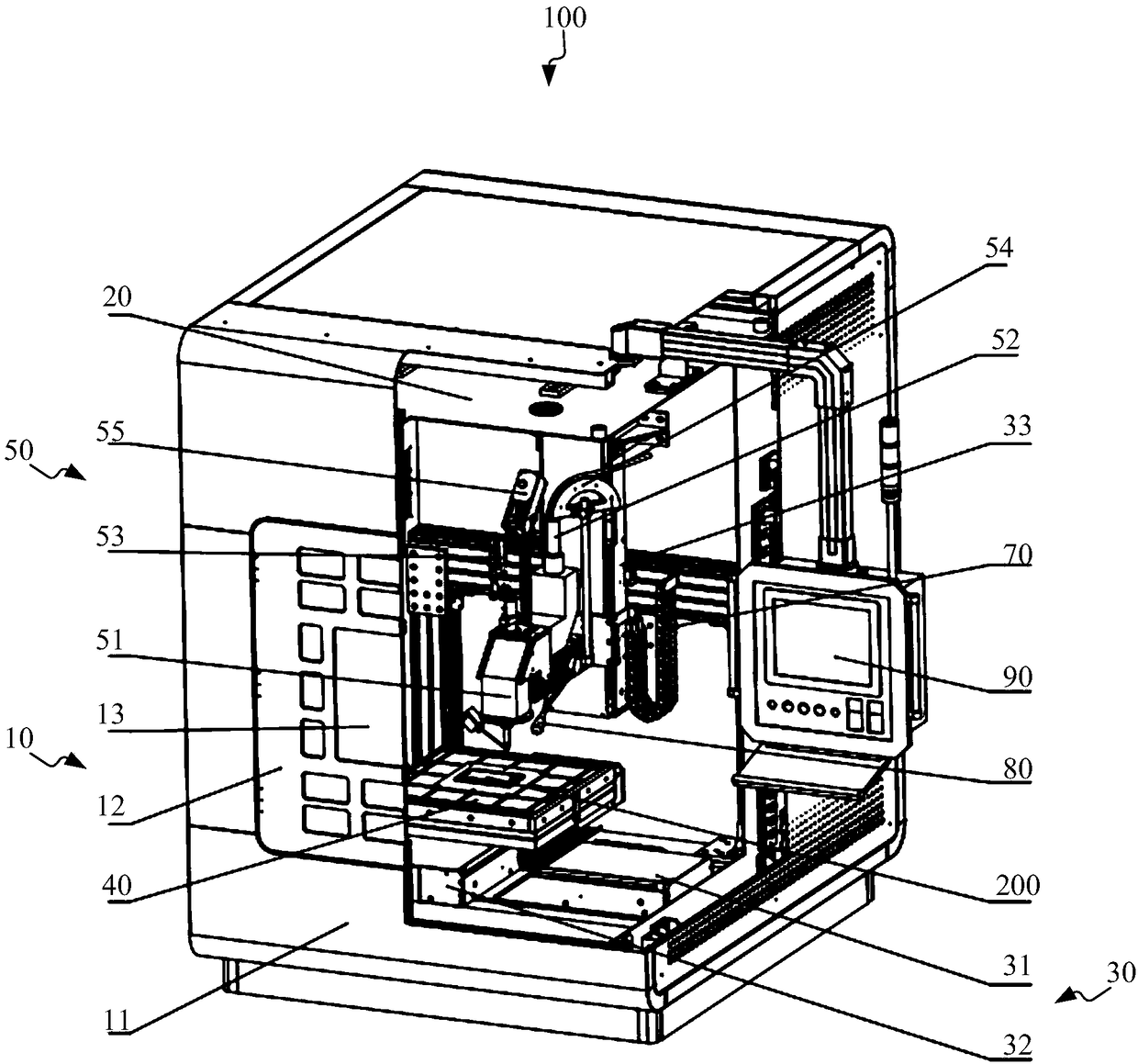 Wire-feeding 3D printer with laser serving as heat source and printing method of wire-feeding 3D printer