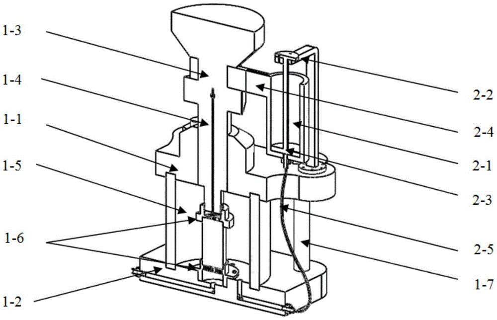 A constant-volume gas-solid coupling physical-mechanical parameter test device and method