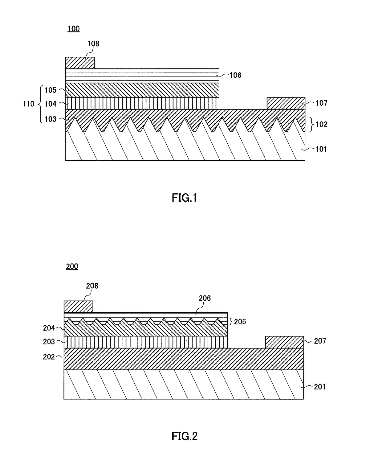 Optical substrate, semiconductor light-emitting element and method of manufacturing semiconductor light-emitting element