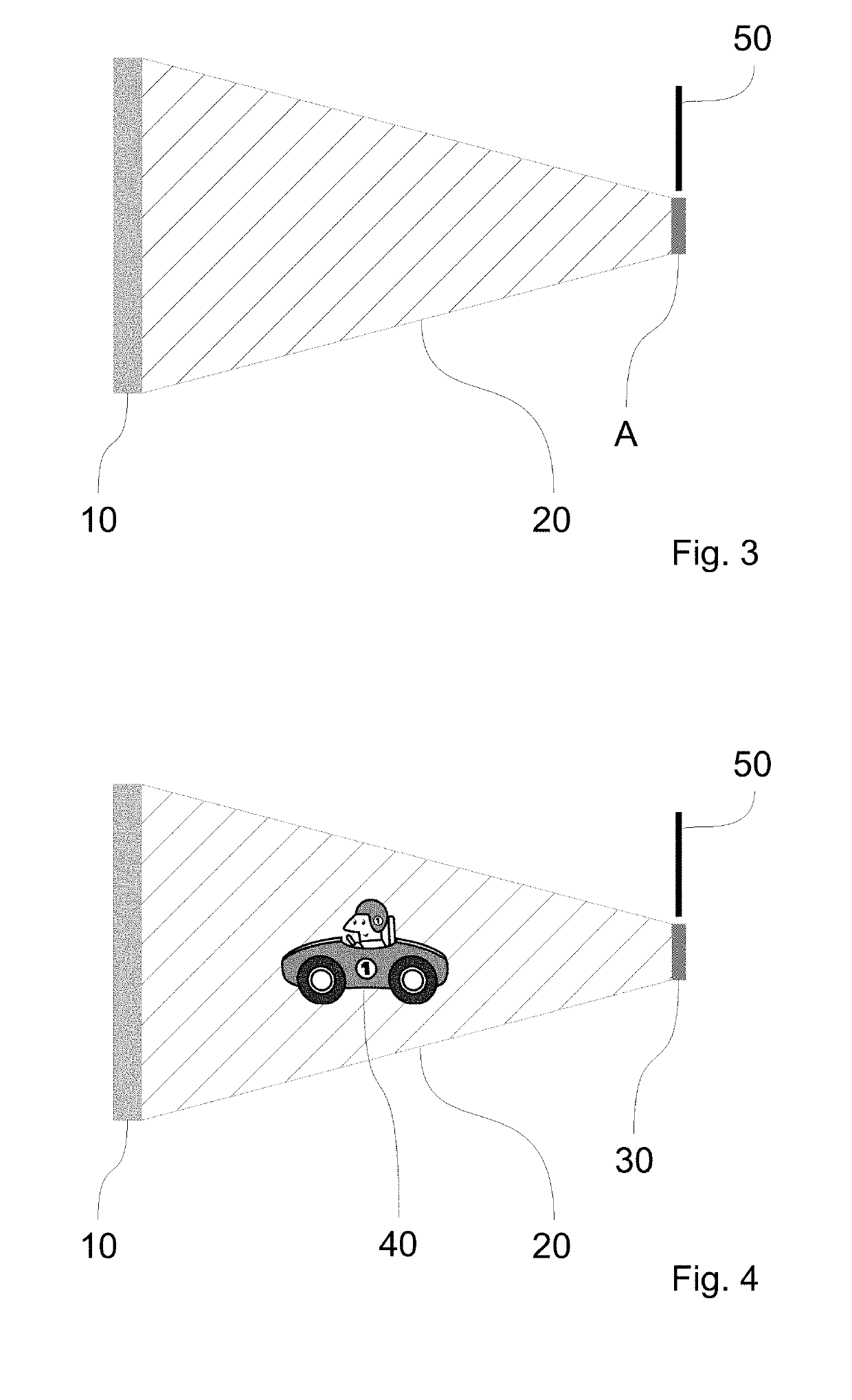 Light modulation device having an optical element for scattering light