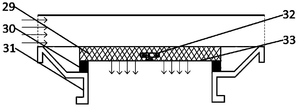 Treatment device and method of desulfurization wastewater