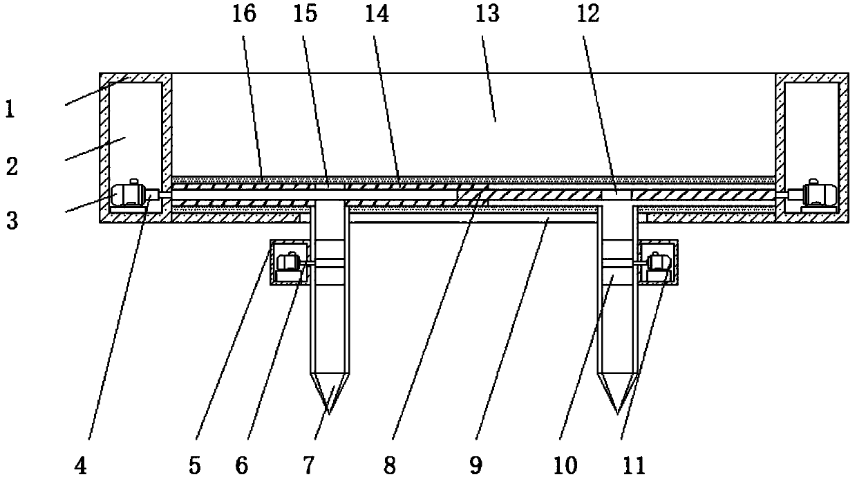 Farming harrow device of peanut automatic planting machine