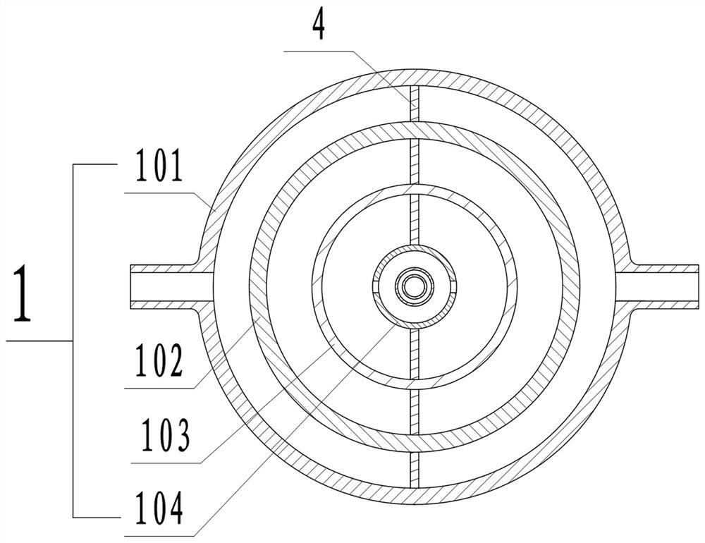 Automatic oil-water separation device for sewage treatment