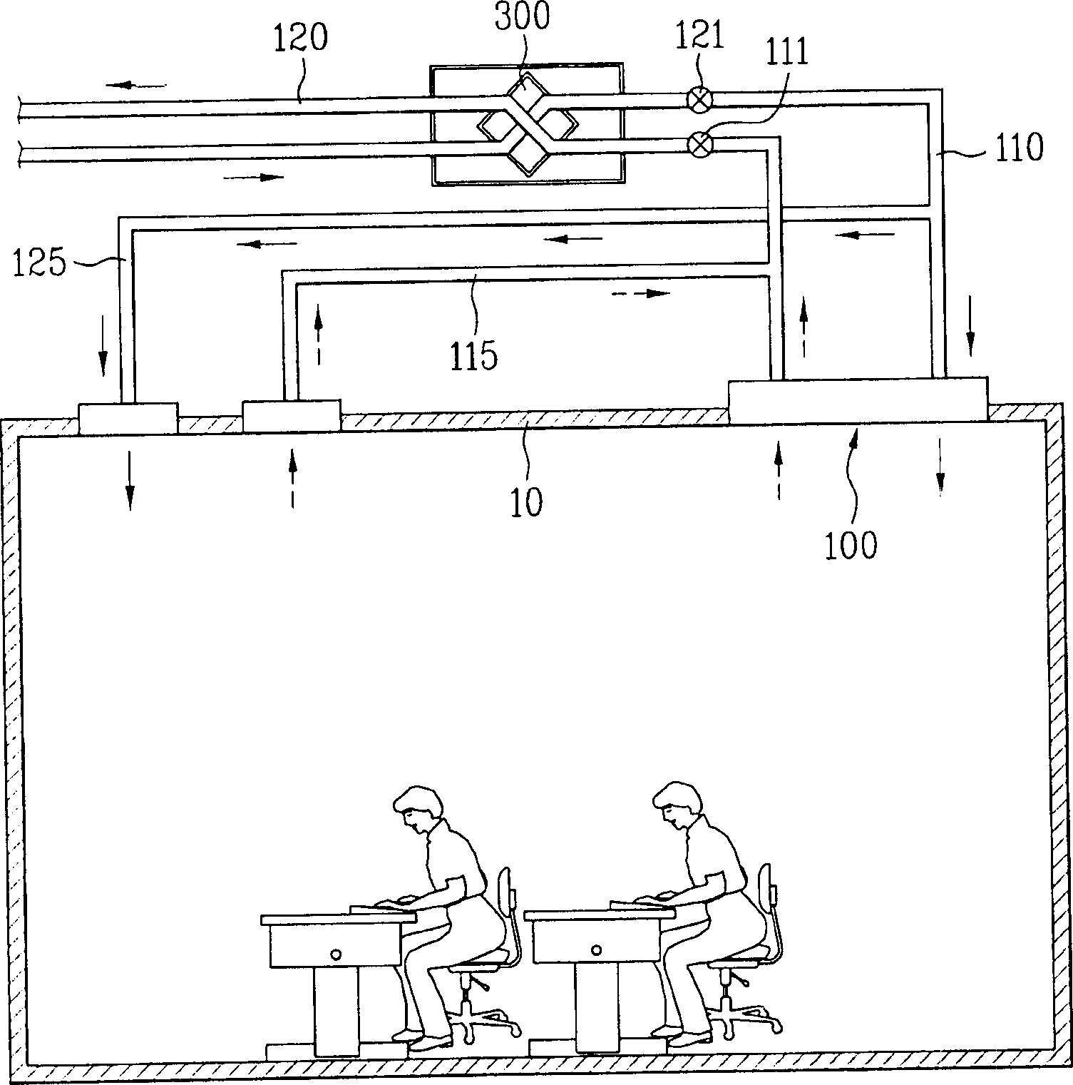 Ventilating and air purifying device