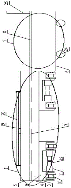 A vertical and horizontal moving car system