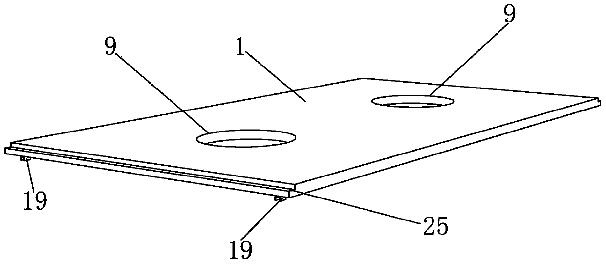 Installation method of cooker panel of integrated stove