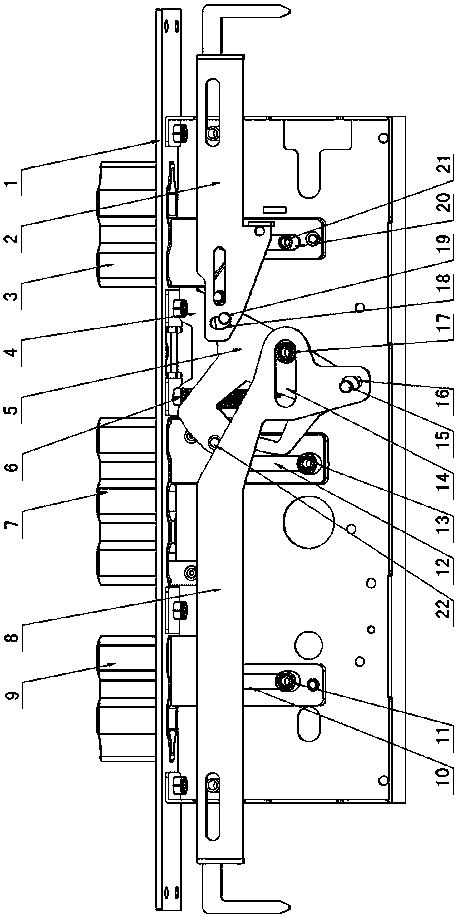 Split lock action mechanism