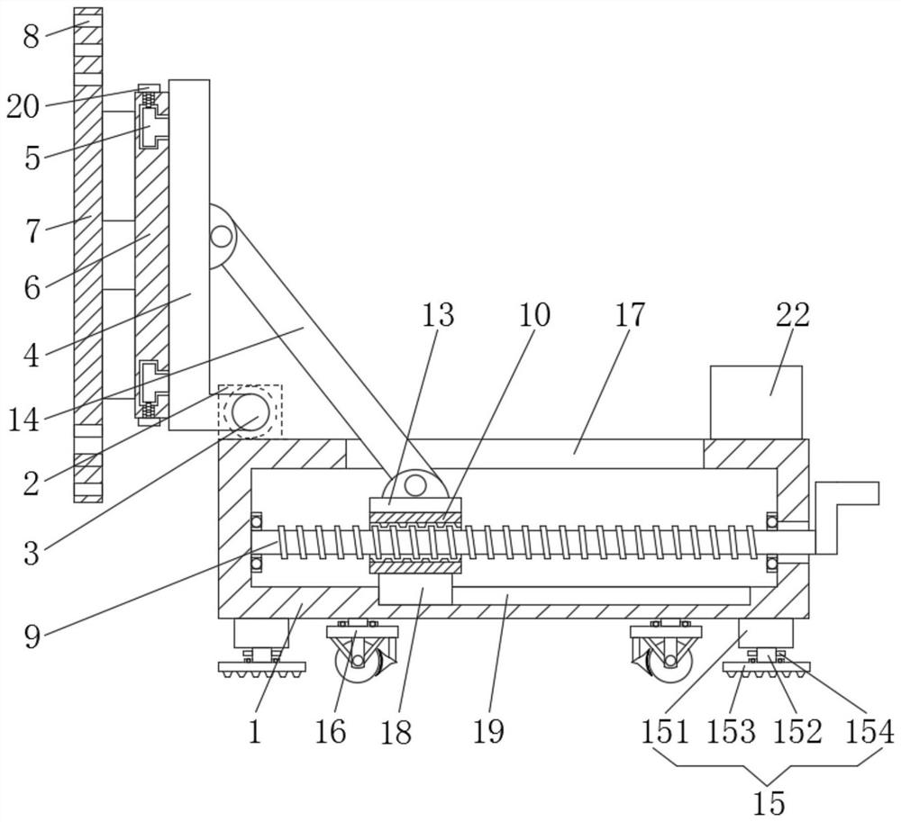 Prefabricated wallboard supporting device for house building