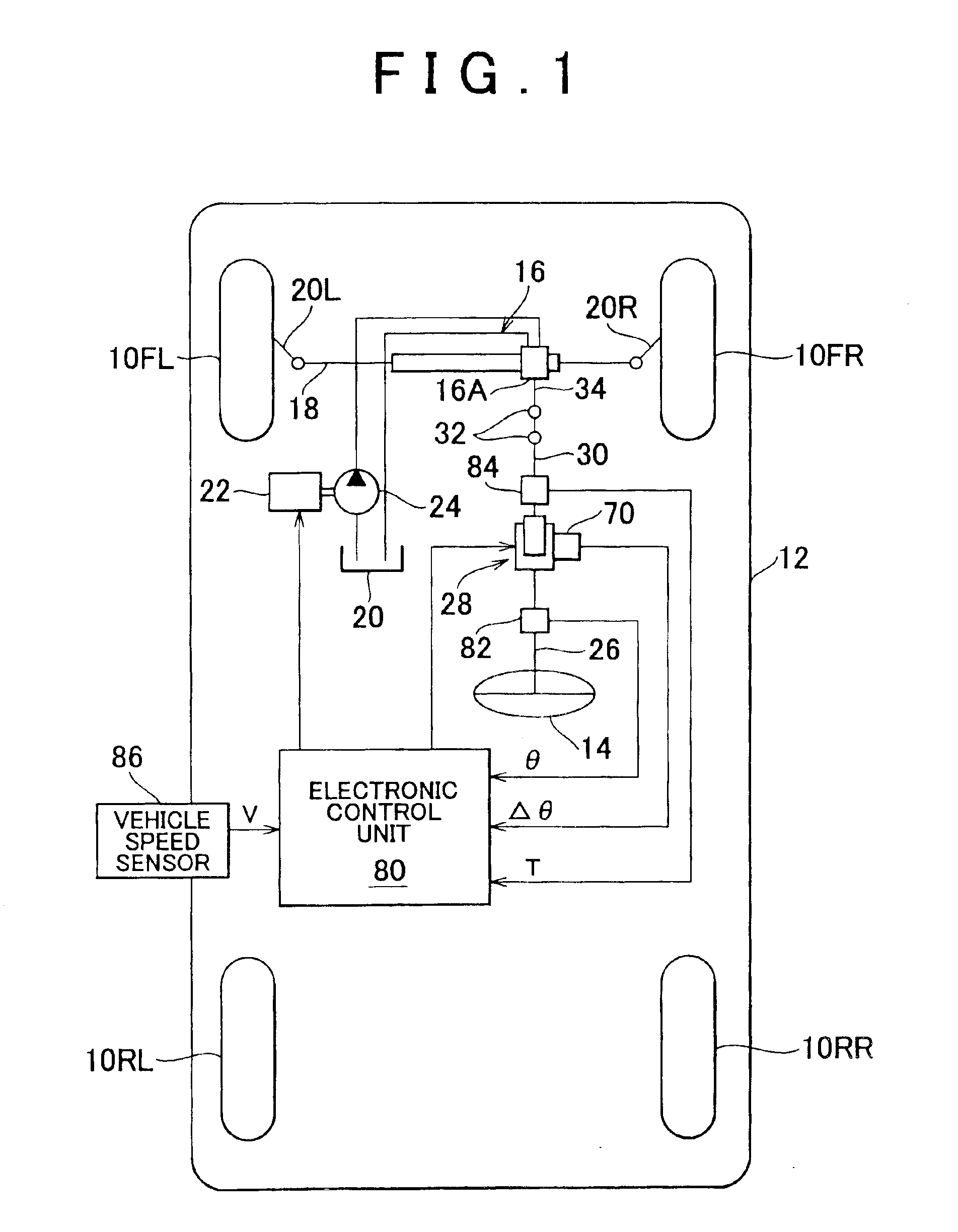 Vehicular steering control device and vehicular steering control method