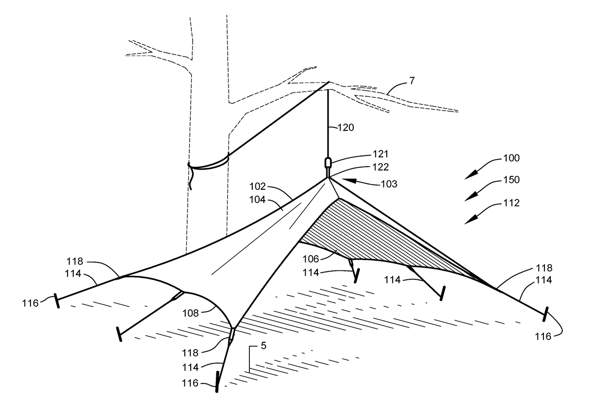 Outdoor shelter system and method