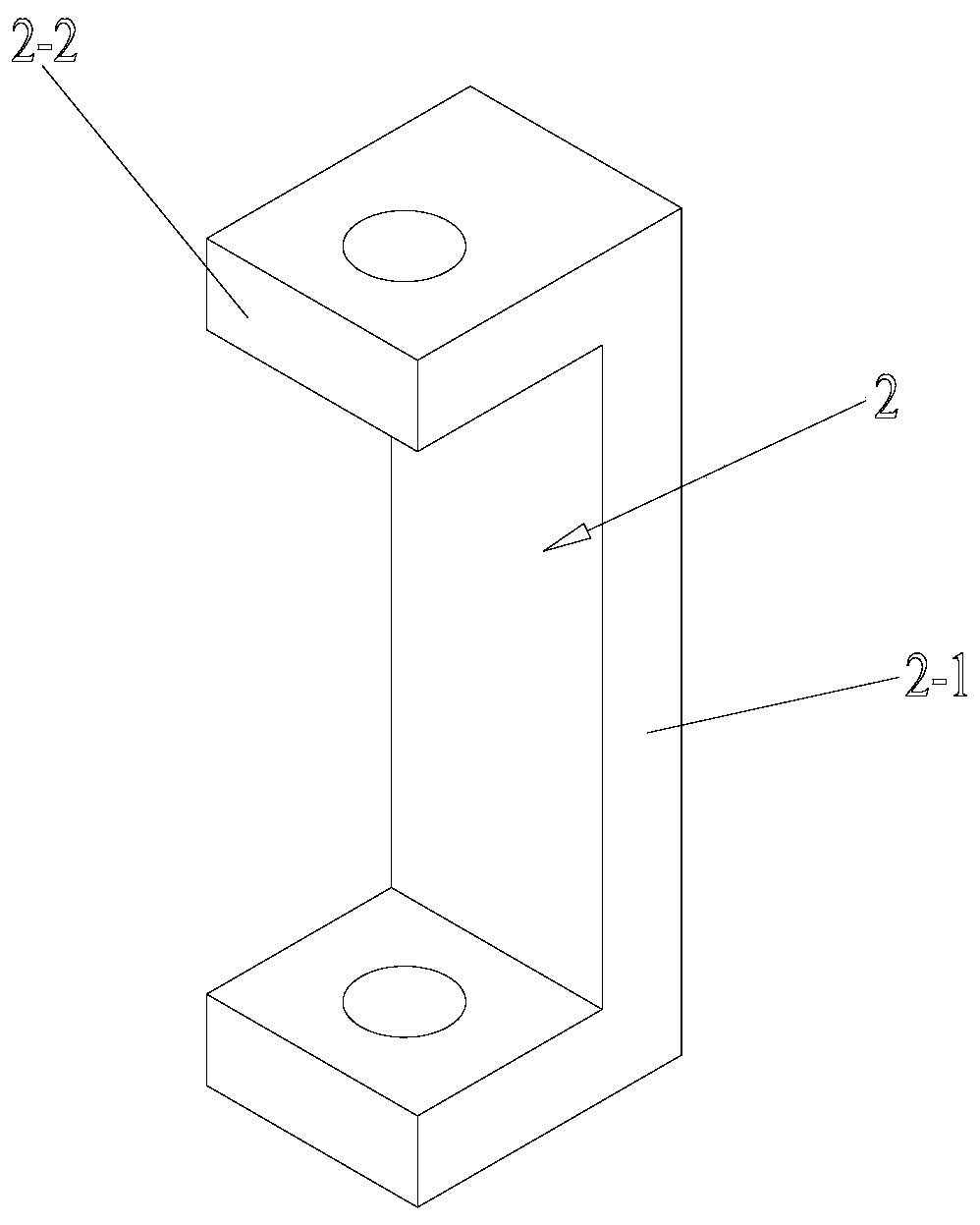Replacement structure of shock insulation support