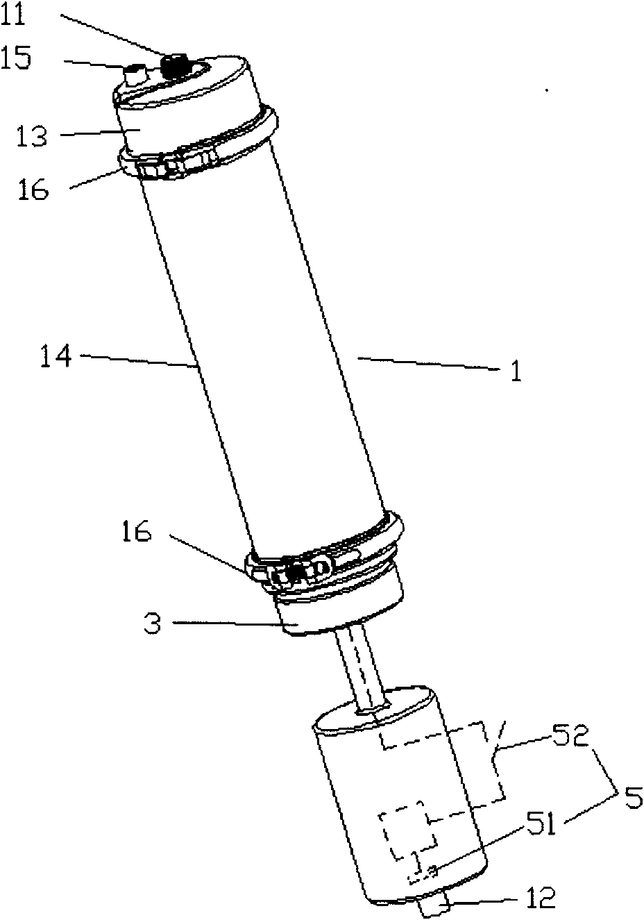 Hollow fiber ultrafiltration membrane water purifier and cleaning method thereof