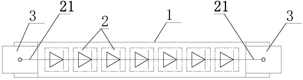 Three-dimensional LED (light emitting diode) luminous body and processing method thereof