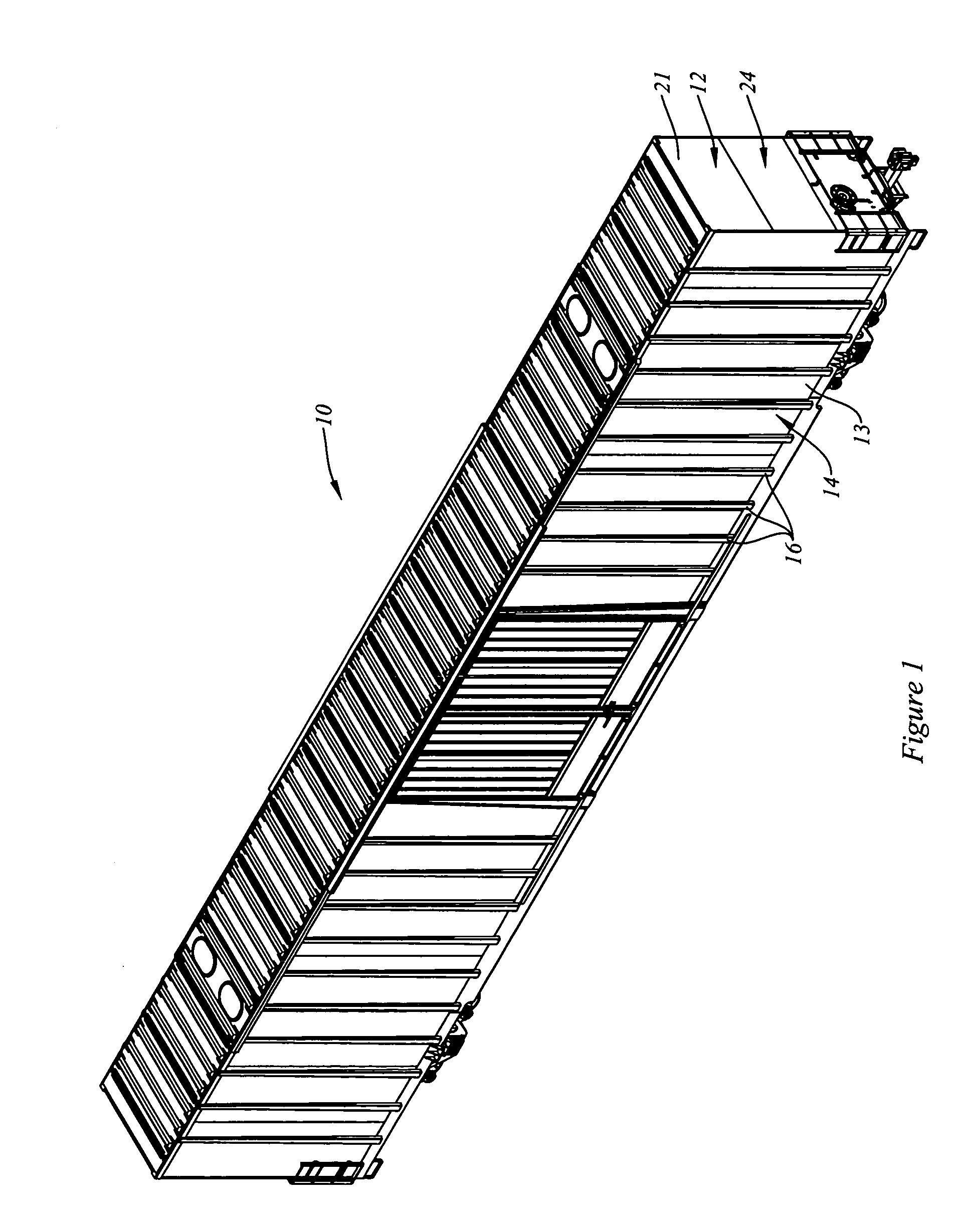 Adjustable spacer for freight car