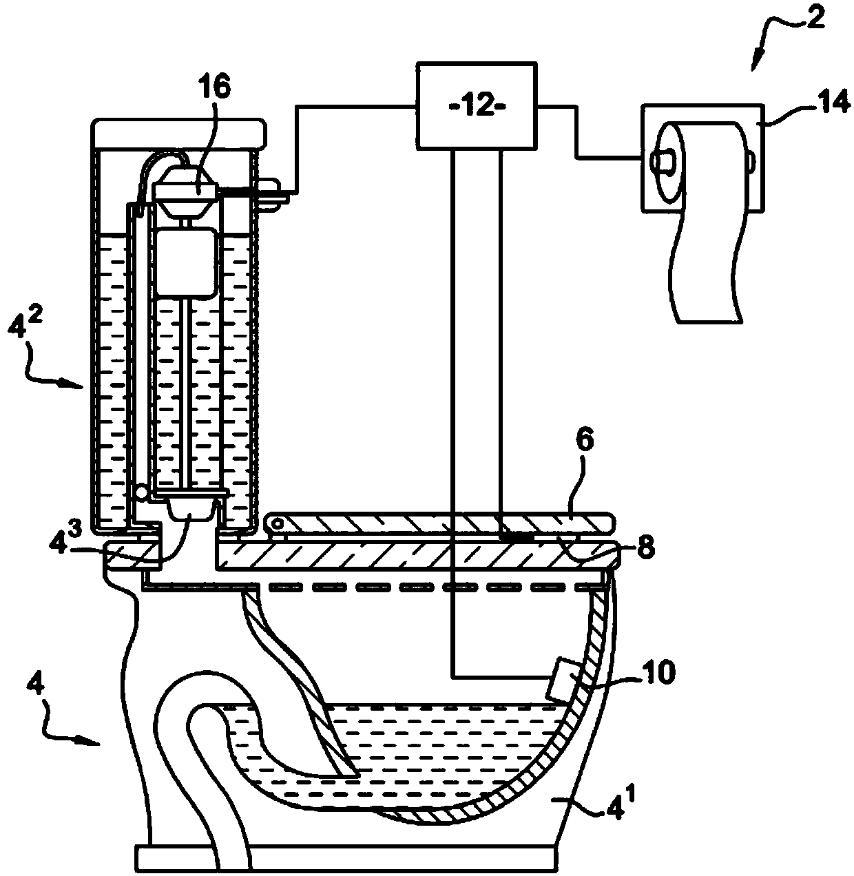 Automatic toilet flushing system