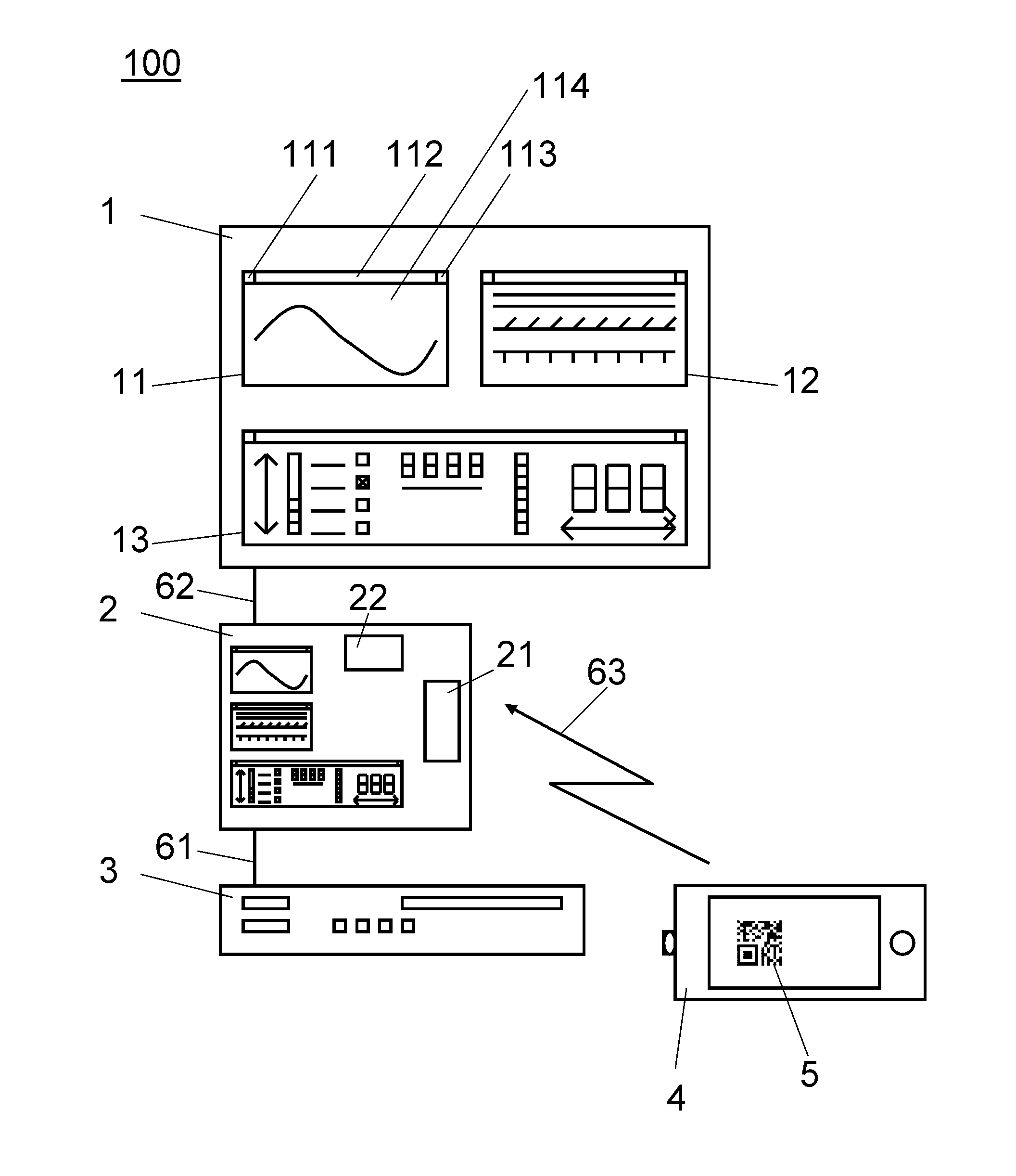 Computer-implemented system and method of enabling a user to interact with an electronic test equipment using a mobile device