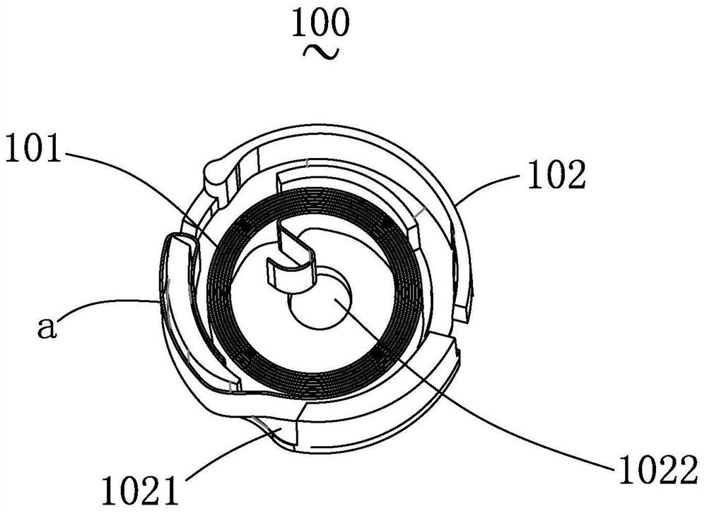 Wheel core production equipment and process for telescopic connecting wire