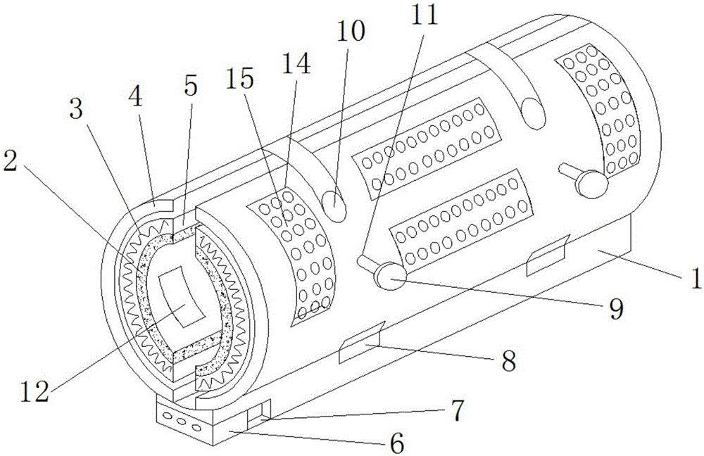 Orthopedic fixing device with heating function