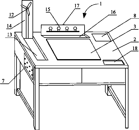 Multifunctional desk