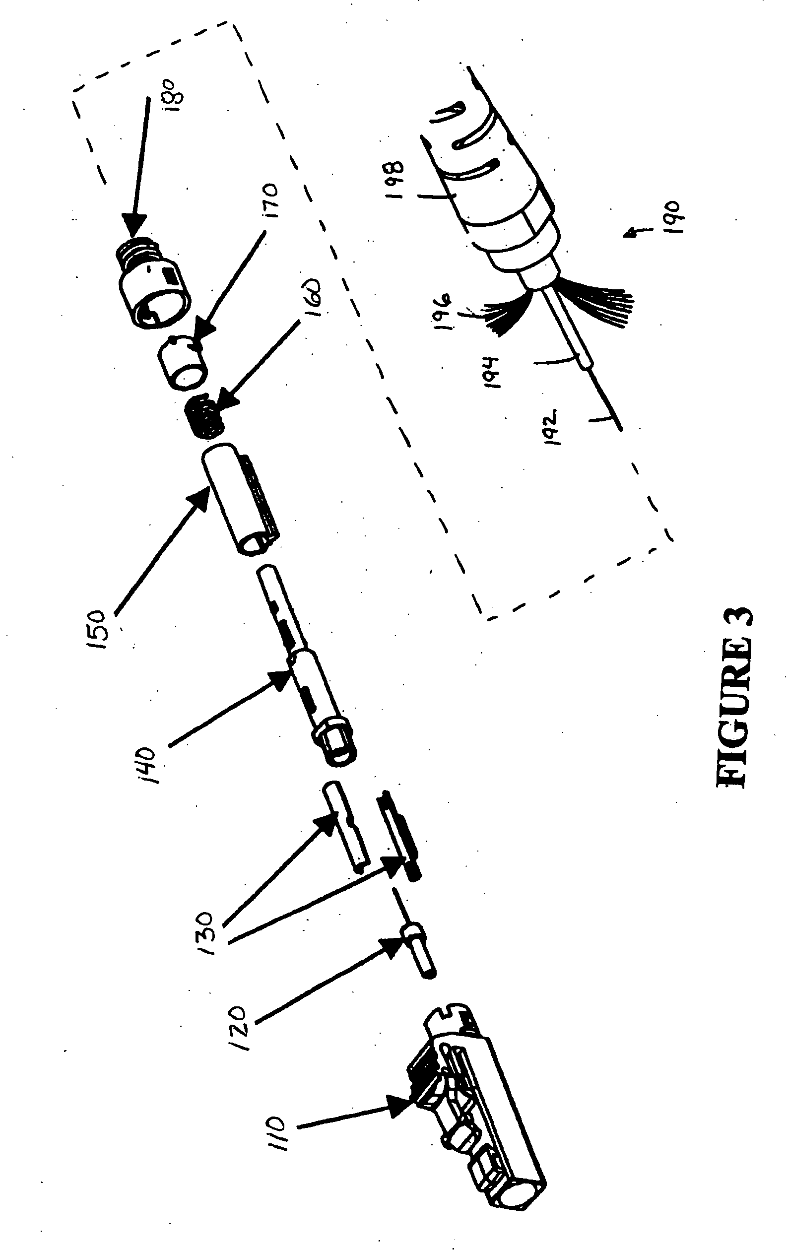 Re-terminable LC connector assembly and cam termination tool