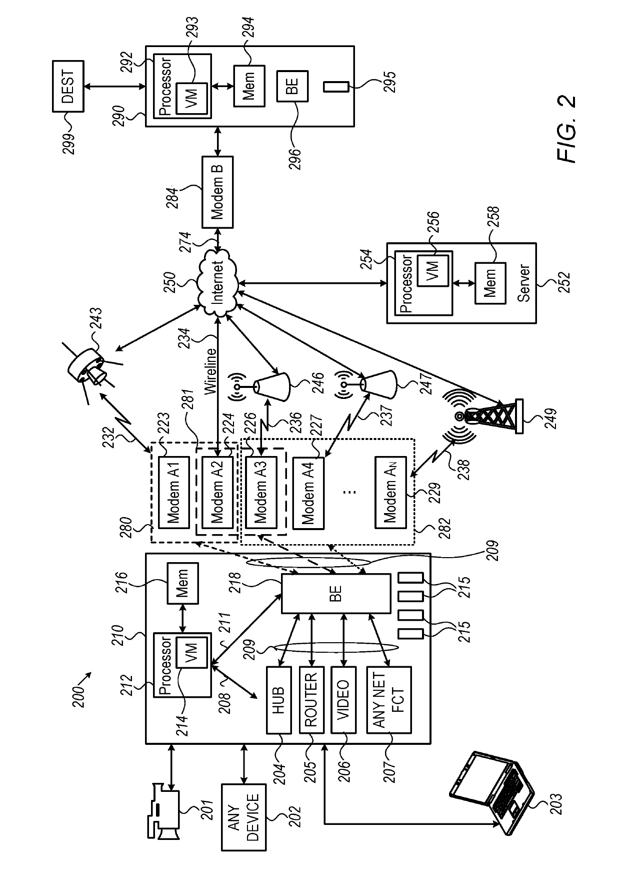 Methods and systems for managing bonded communications across multiple communication networks