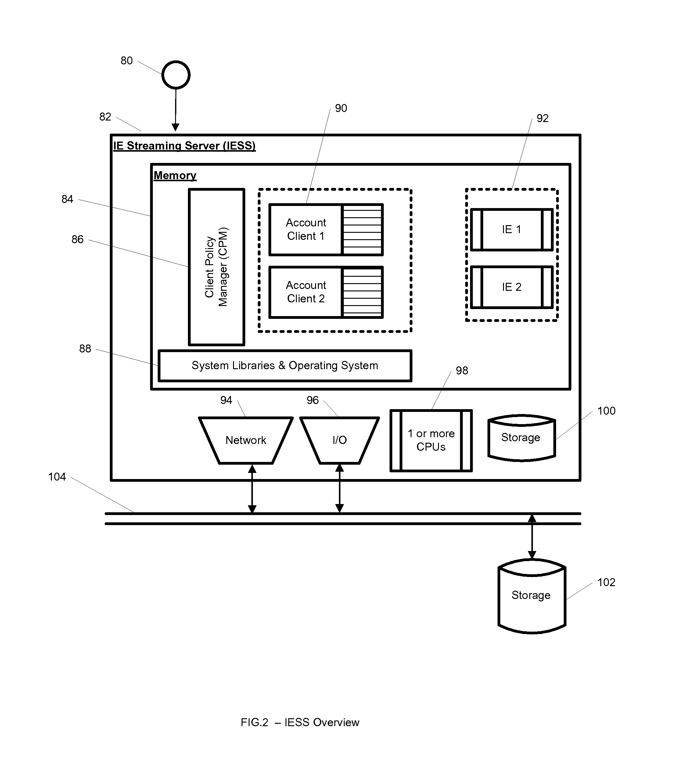 System and method for cached streaming application isolation