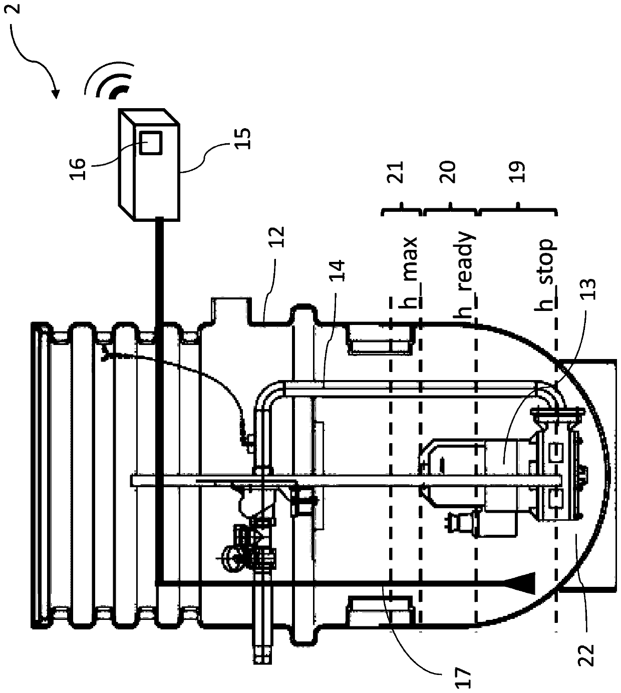 Method for operating a pressurized drainage system for wastewater