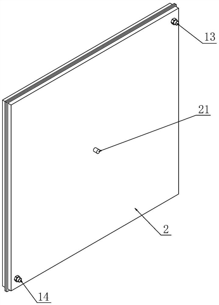 Energy storage plate, constant temperature box and working method of constant temperature box