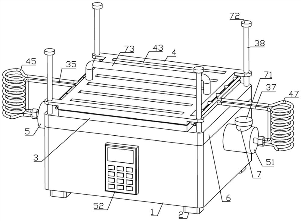 A kind of diode ink drying equipment