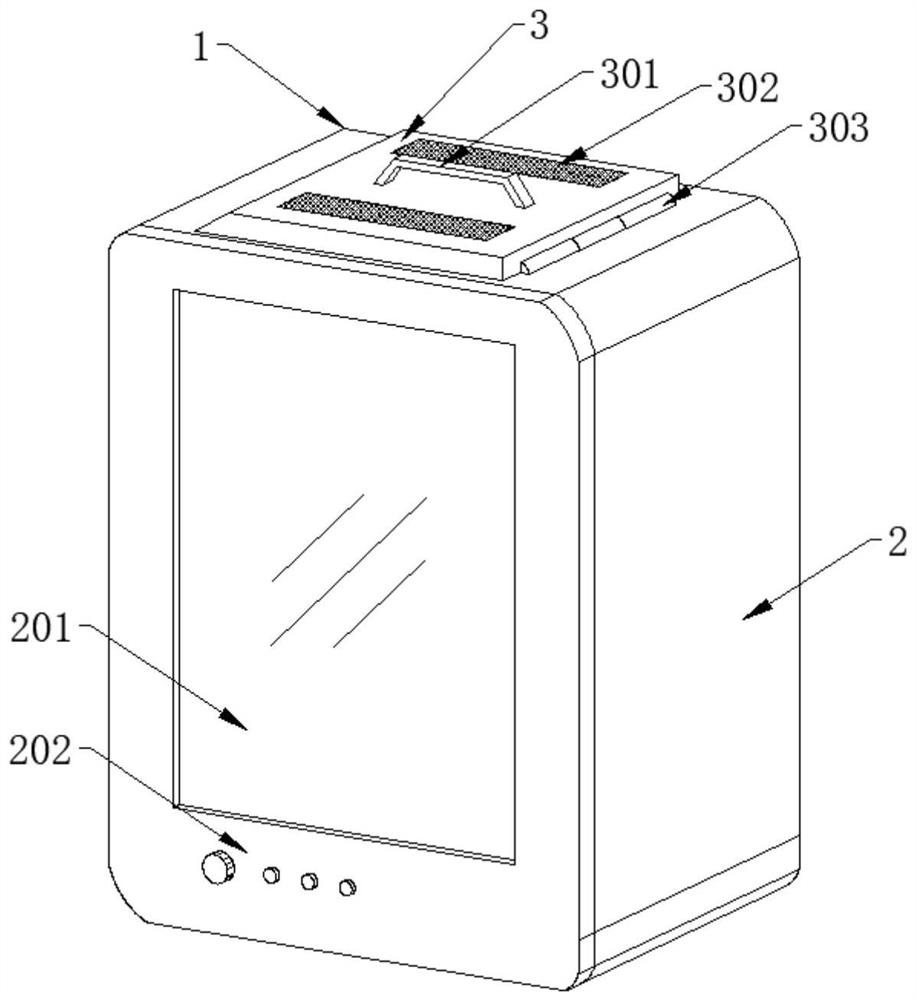 Cleaning equipment for middle school chemistry teaching instrument