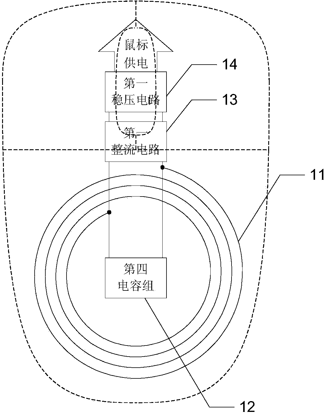Passive wireless mouse and keyboard based on wireless power transmission