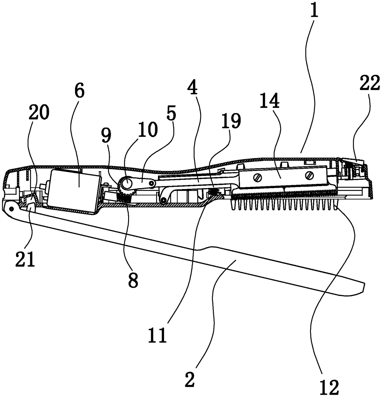 An electric reciprocating cutting device