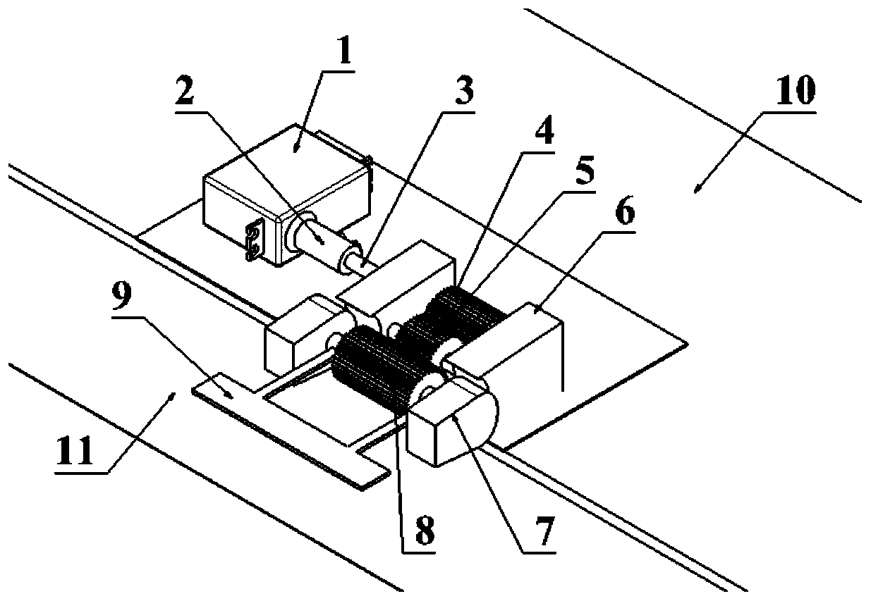 Embedded rudder surface control mechanism of unmanned aerial vehicle