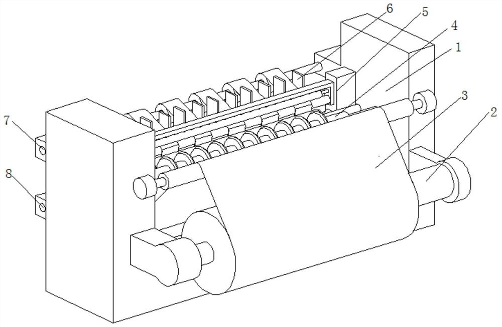 Thermoplastic polyurethane (TPU) film slitter guide roller mechanism