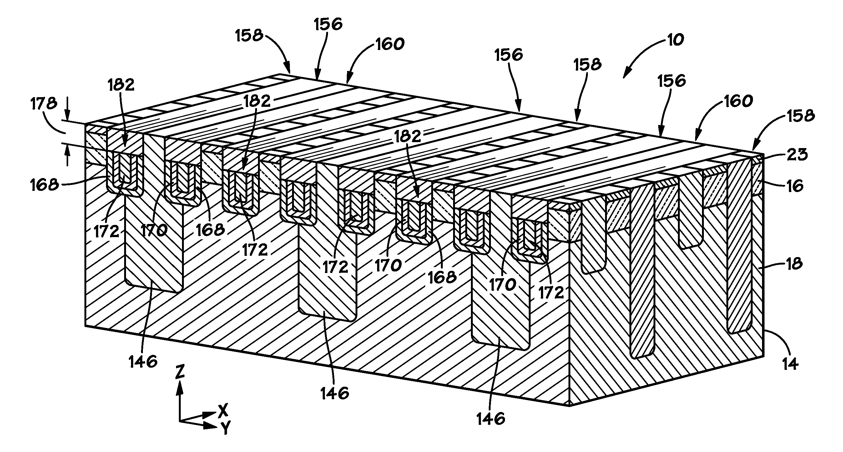 Cross-hair cell devices and methods for manufacturing the same