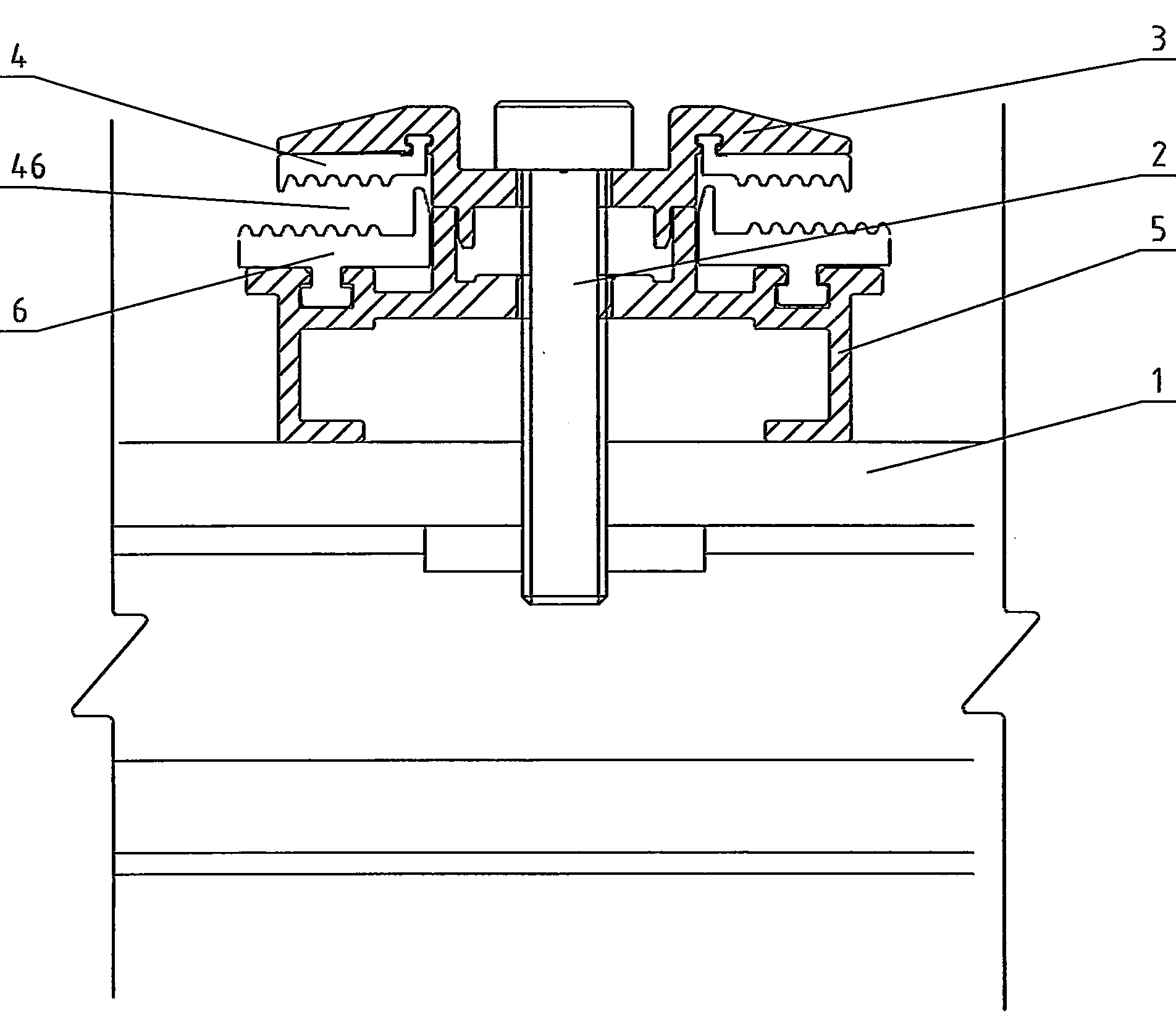 Solar module mounting clamping device