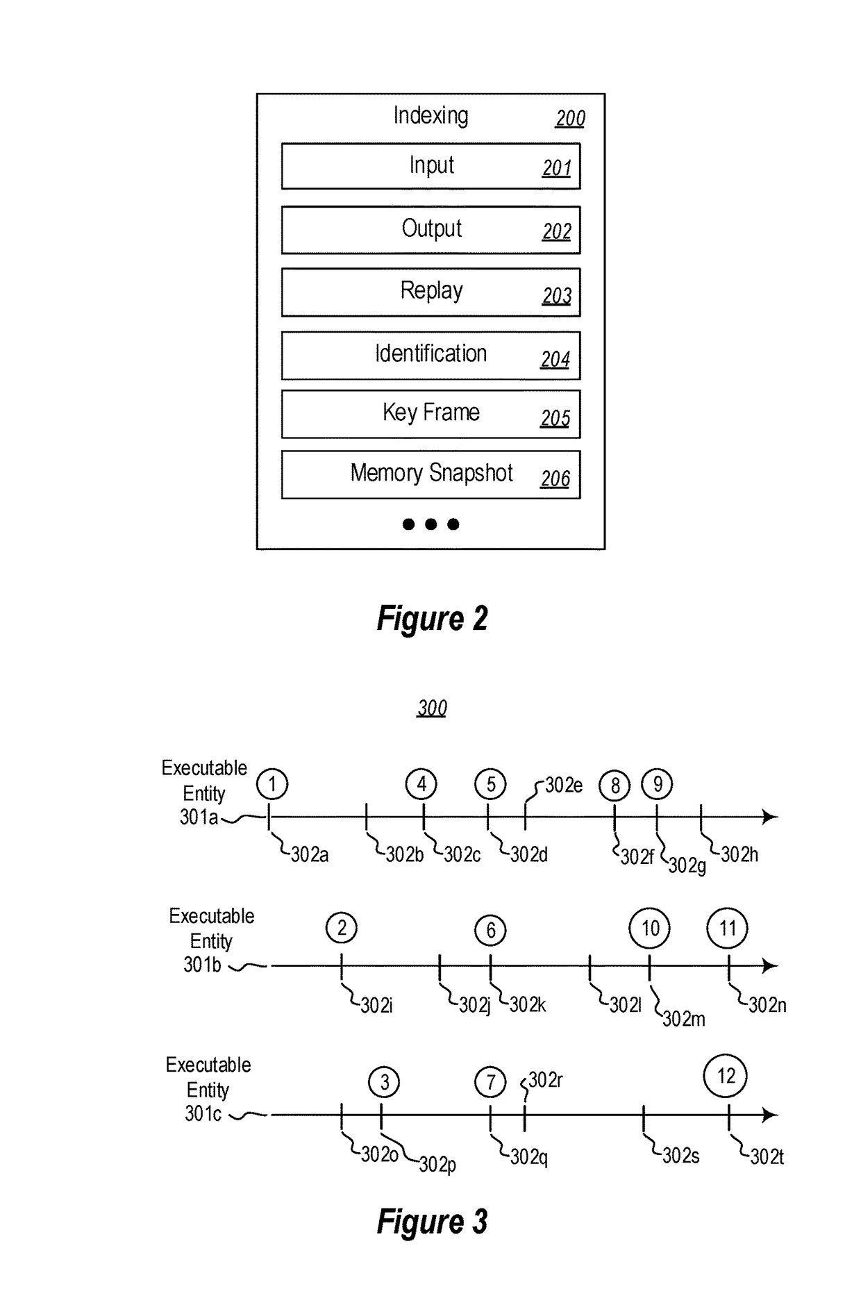 Indexing a trace by insertion of memory snapshots for replay responsiveness