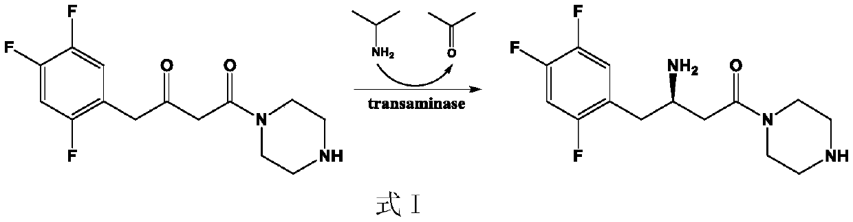 (R)-omega-transaminase mutant and application thereof in preparation of sitagliptin intermediate