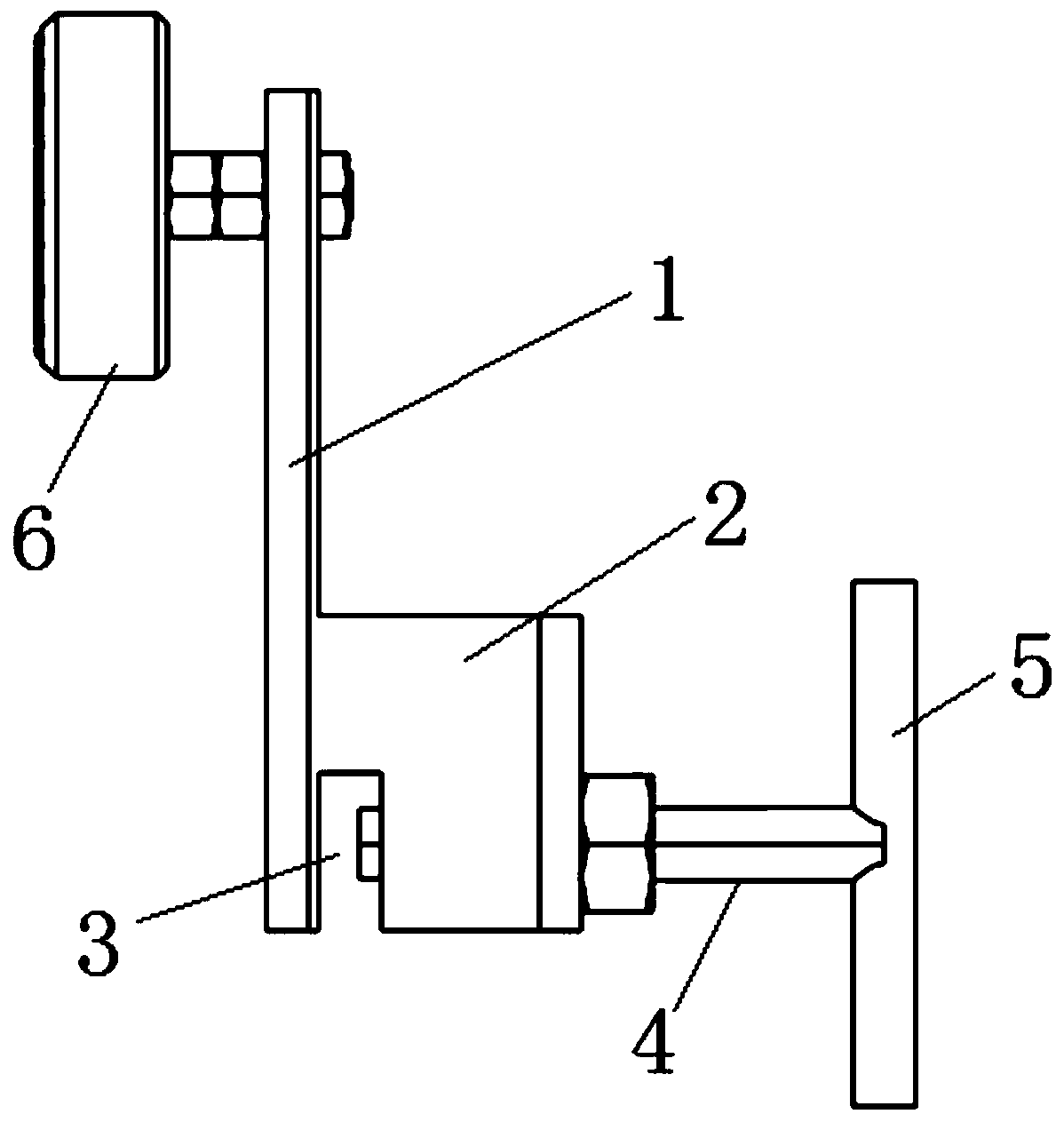 Internal spraying robot auxiliary tool and using method thereof