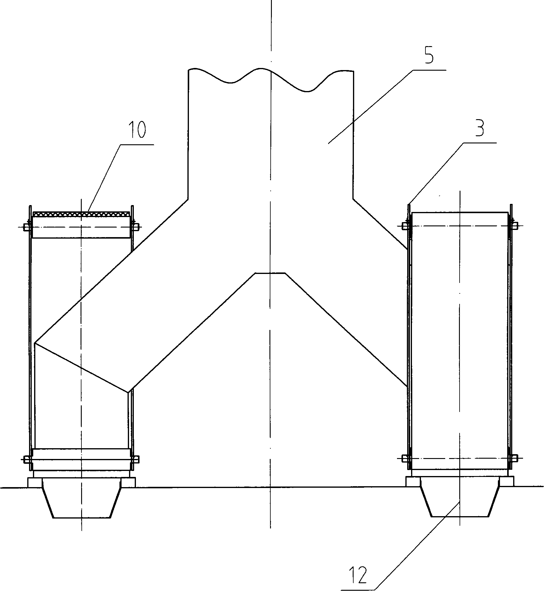 Moving dust-preventing apparatus for silo feed inlet