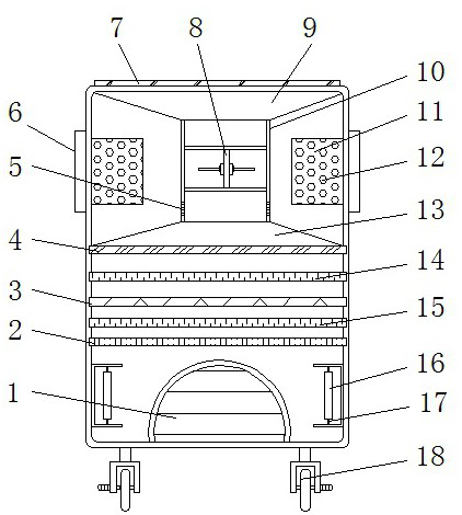 Air purification device for baby room