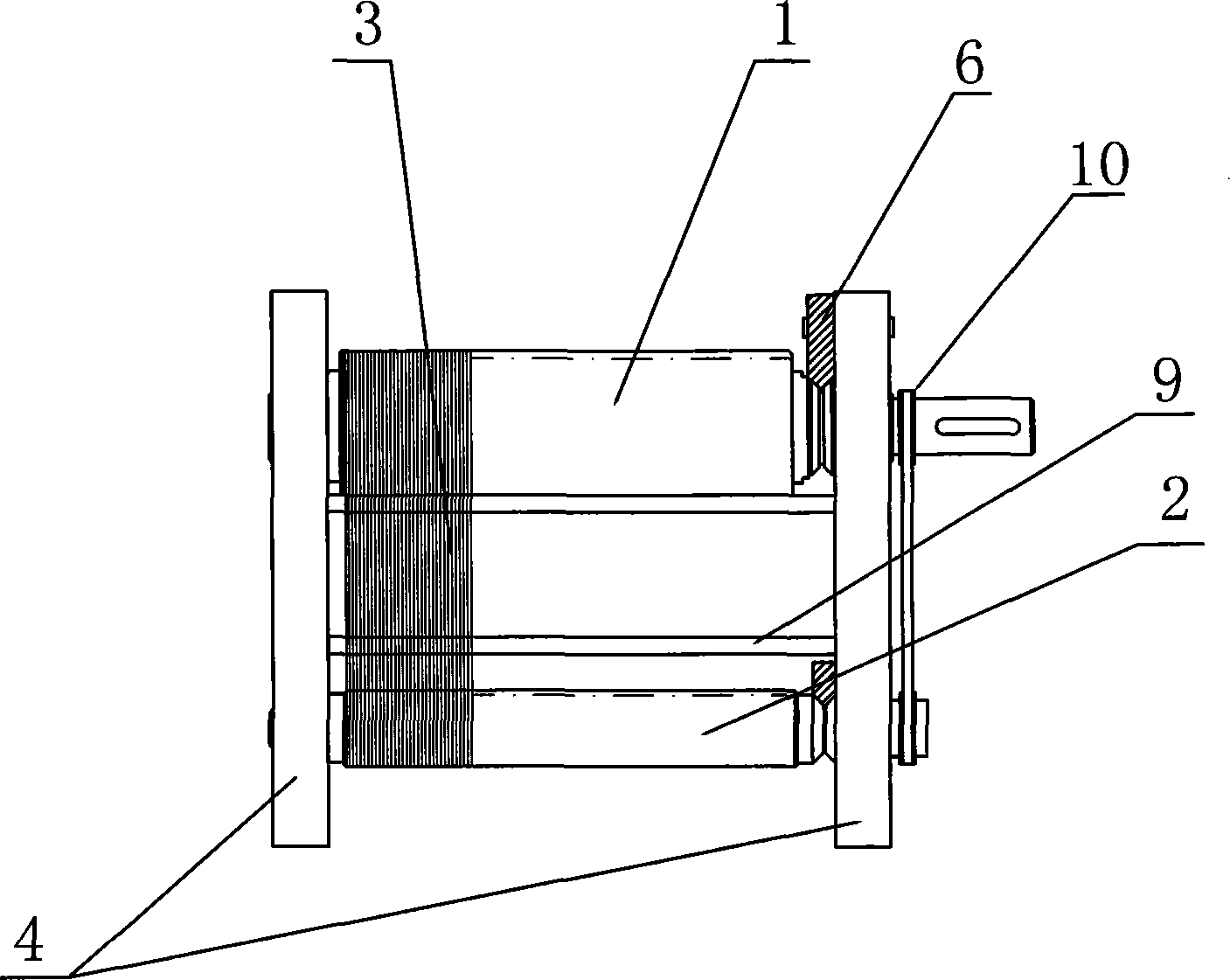 Cutting assembly of wafer line cutting machine