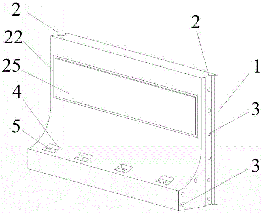 Prefabricated assembly type anti-collision guardrail