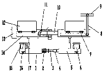 Multifunctional diagnosis and treatment bed for emergency department of internal medicine